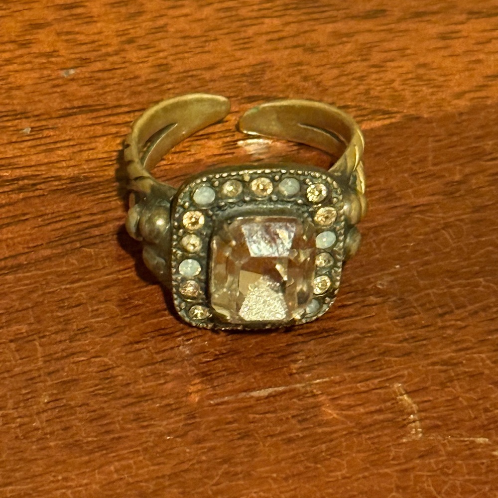 Sorrelli Gold and Silver Crystal Ring